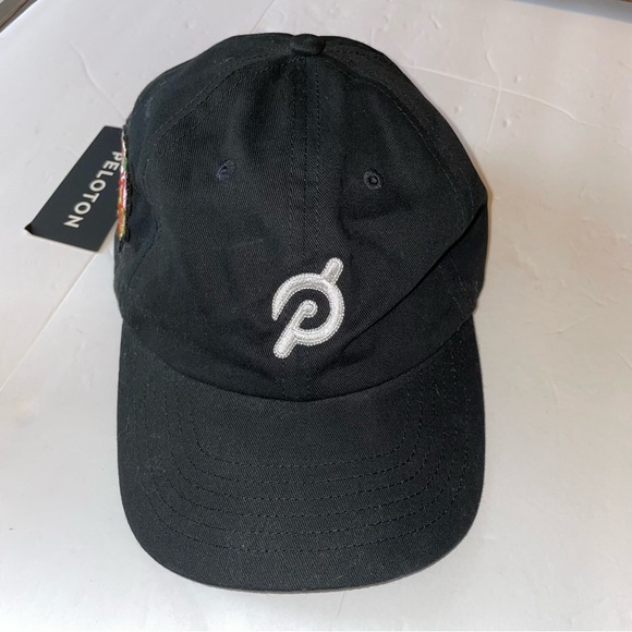 NWT Peloton Asian Heritage Hat/Ball‎ Cap Black With Flower Patch Adjustable Back - Picture 2 of 6